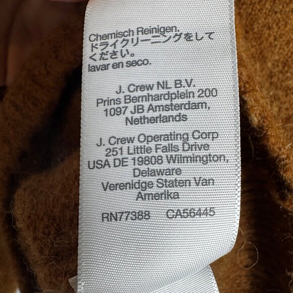 Madewell Womens Sz S Classic Brown Turtleneck Alpaca Wool Blend Sweater Workwear - Picture 6 of 6